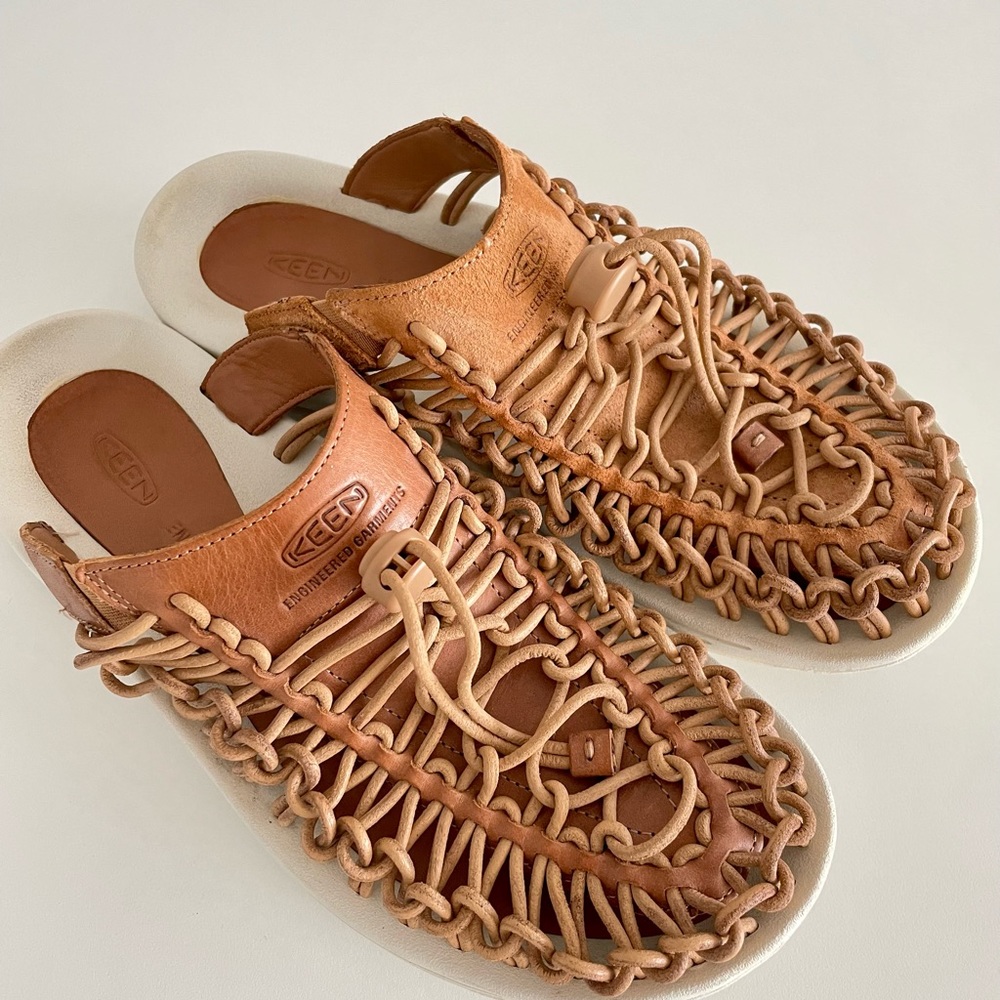 KEEN x Engineered Garments Premium Leather Slide Unisex